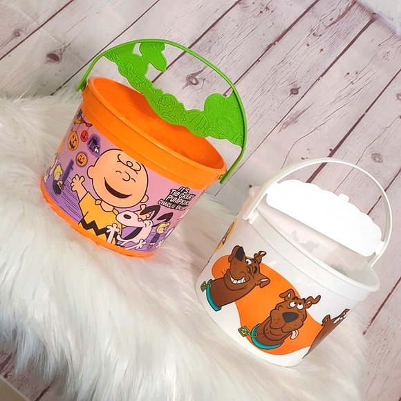 Charlie Brown Snoopy & Scooby-Doo 2012 2016 McDonald's Boo Buckets Collectible - Picture 3 of 17